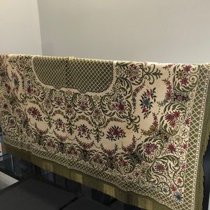 Vintage tapestry tablecloth